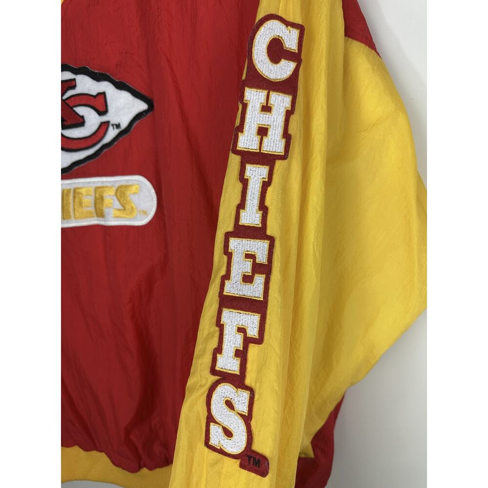 Vintage Team NFL Unique Sports Generation Kansas City Chiefs Pullover Jacket 2XL - Picture 6 of 16